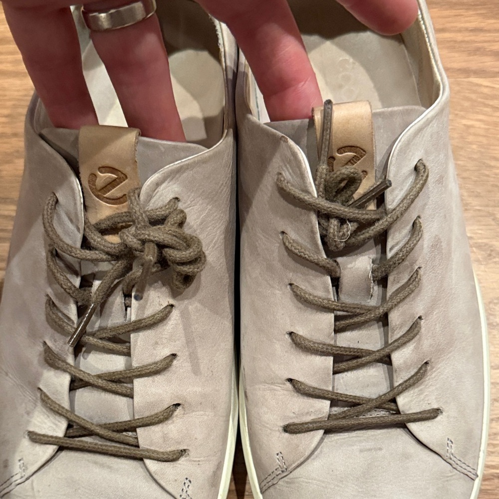 Ecco Men's Sneakers in Light Gray